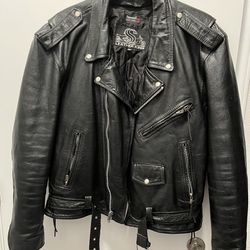 KING Leather Motorcycle Jacket