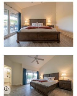 King Bed And 2 Night Stands 