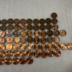 Set Of Denver Mint Pennies From 1(contact info removed)