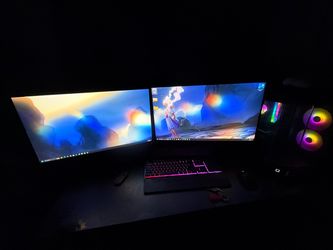 IBuyPower Gaming PC 4070 Super with Monitors 240hz