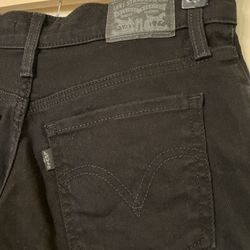 LEVI’S Black Jean Shorts Jorts