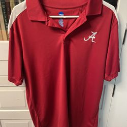 Alabama Crimson Tide KA NCAA Polo Red Men's Size L LN