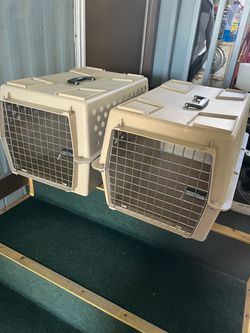 2 medium sizes Pet carrier excellent condition $60 for both