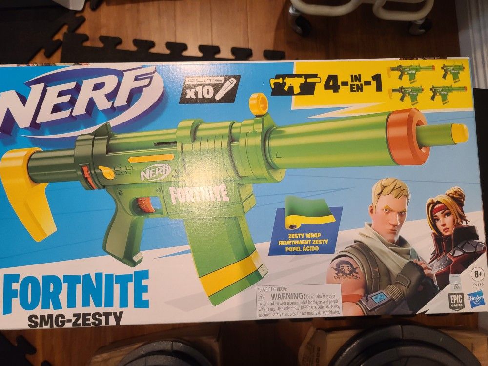 Nerf Fortnite Smg Zesty Toy Gun