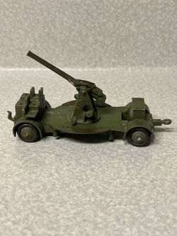 Vintage military gun on trailer
