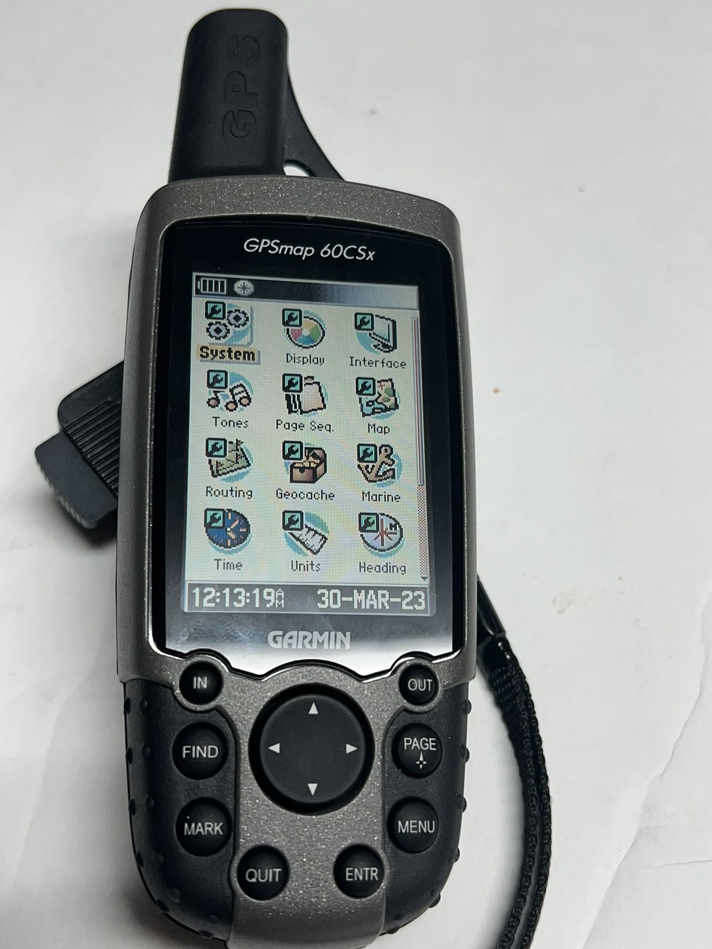 Garmin GPSMap 60csx Handheld GPS - Great Working Condition for Geocaching etc. Used in excellent cosmetic condition and fully functional. The unit wil