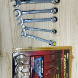 Gearwrench 5pc Sae Ratchet Combination Wrench Set
