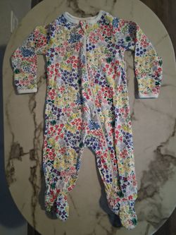 6-9m Sleeper with 2-Way Zippers and Built-in Mittens