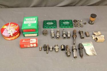 Reloading dies, brass, equipment