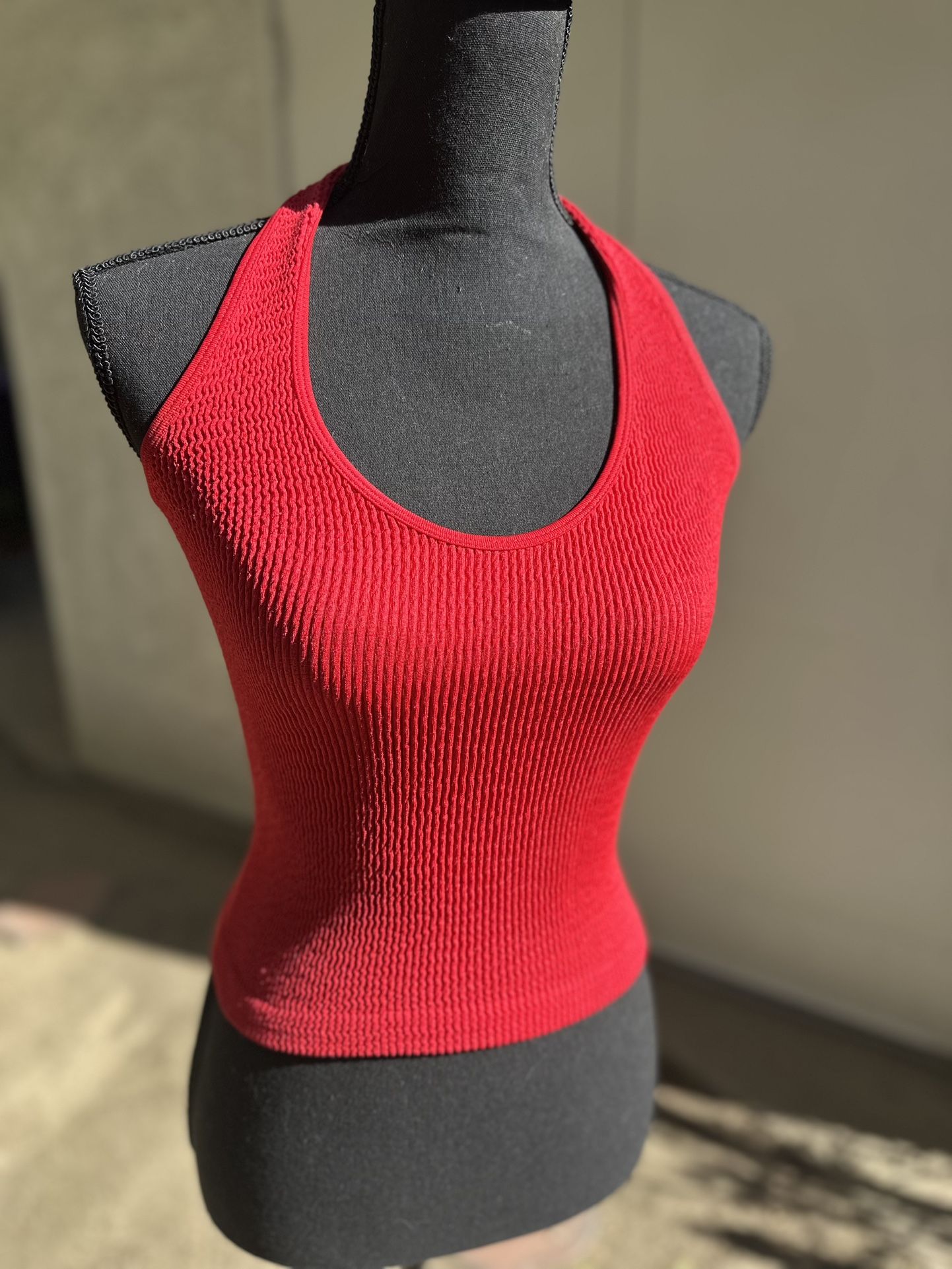 Red Halter Top