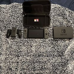 Nintendo Switch 32GB With 182GB Micro Sd Card Handheld Console - Gray Joy-Con-Come with 2 Games