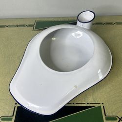 Vintage Enamel Bed Pan