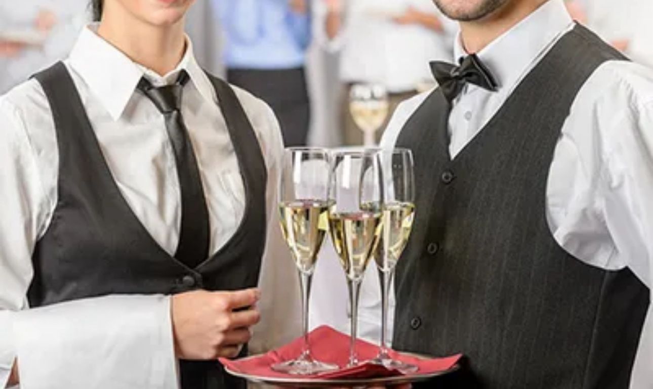 Waiters for events and parties