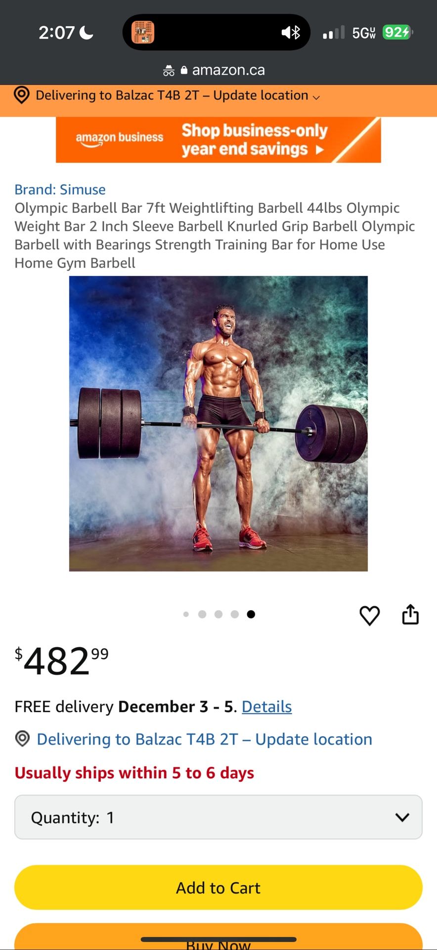 Olympic Barbell 