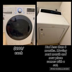 Washer and dryer