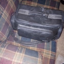 Movie Vcr Recorder And Leather Carry Case