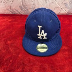 New Era 59FIFTY Kids Cap - Blue LA Logo, Fitted Style, Size 6 US