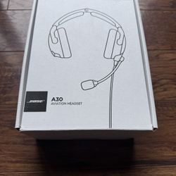 Bose A30 Aviation Headset Brand New Sealed 