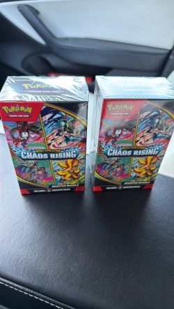 🔥🎯 2 SEALED CHAOS RISING – HIT THE CHASE CARDS! 🎯🔥