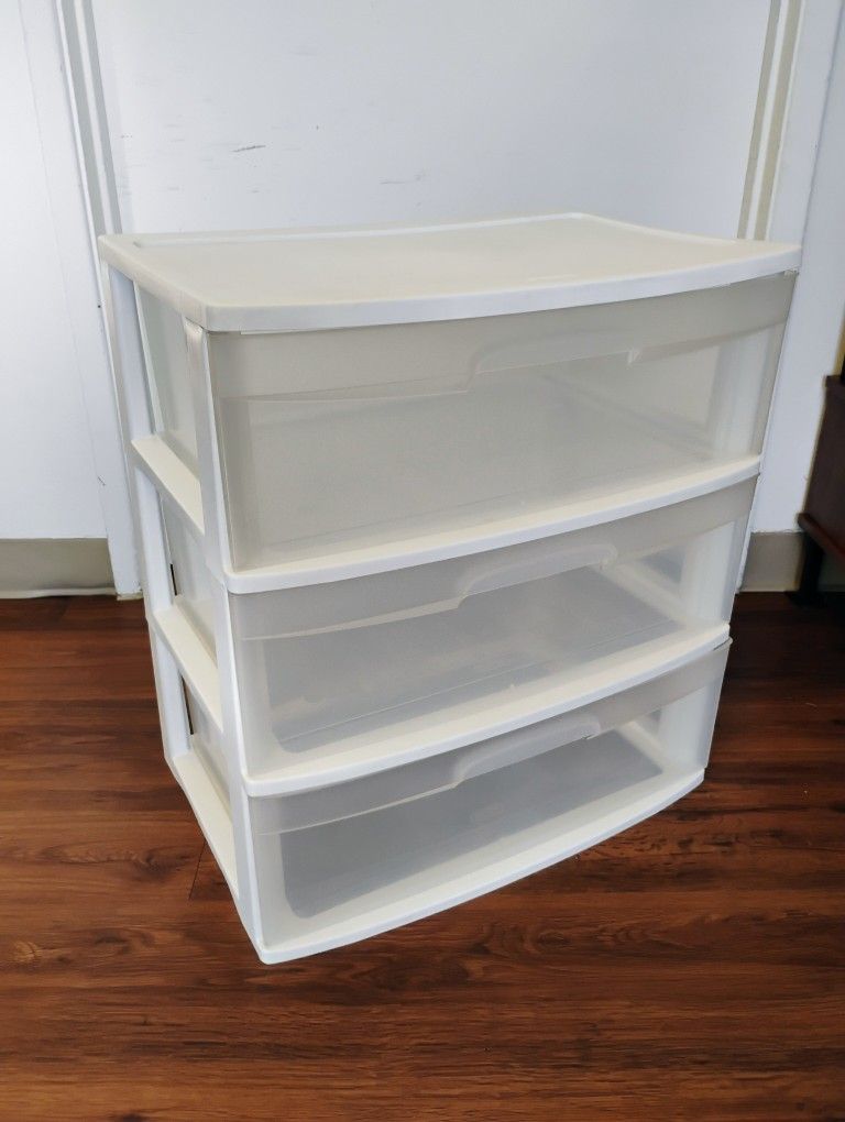 Wide 3-Drawer Storage Unit