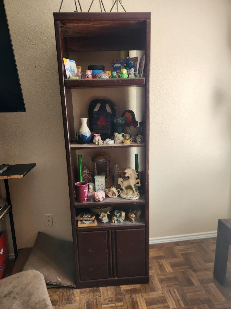2 x Wooden Shelves