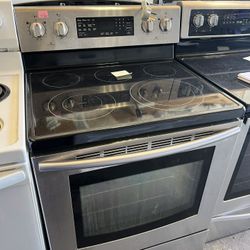 Samsung Stainless Steel Glass Top Electric Stove 