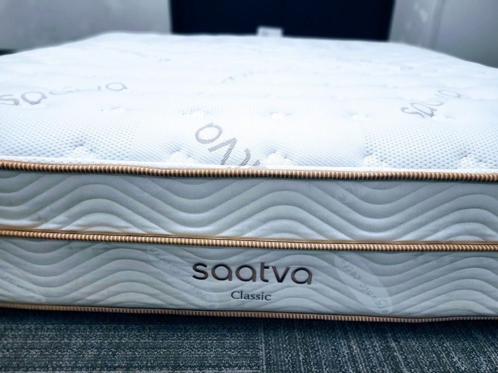 King Saatva Classic Mattress 14.5" Luxury Firm 70% Off