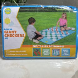 Deluxe Giant Checkers Set