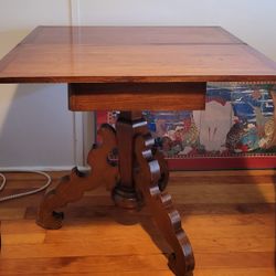 20th Century Vintage Spanish Baroque Game Table with Internal Storage 
