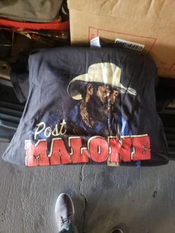 Post Malone Tshirt New Medium Black