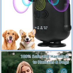 Anti Barking Device - 【2025 New】 Indoor/Outdoor Ultrasonic Dog Bark Deterrent with 3 Modes (32ft Range), Safe & Effective for Dogs 10-130 lbs All Ages