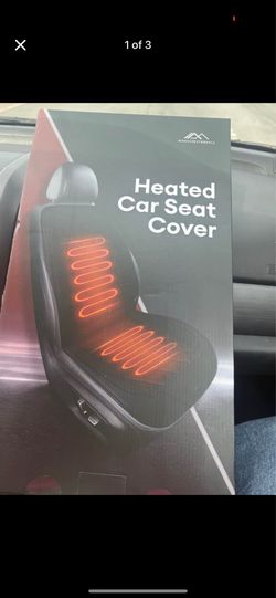 Heated car seat cover