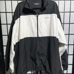 Balenciaga Men’s zip-up track cotton jacket Oversized Size 50/L