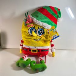 Large SpongeBob Squarepants Christmas Plush