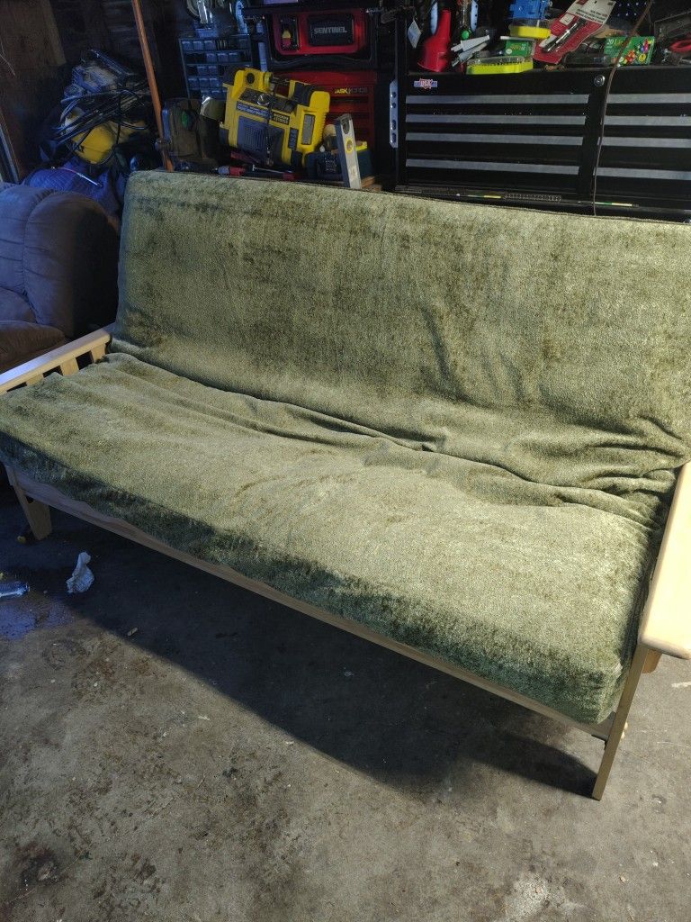Brand New Futon Couch/Bed , 2 Recliner Rockers