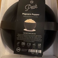 W&P Peak Silicone Microwave Popcorn Popper