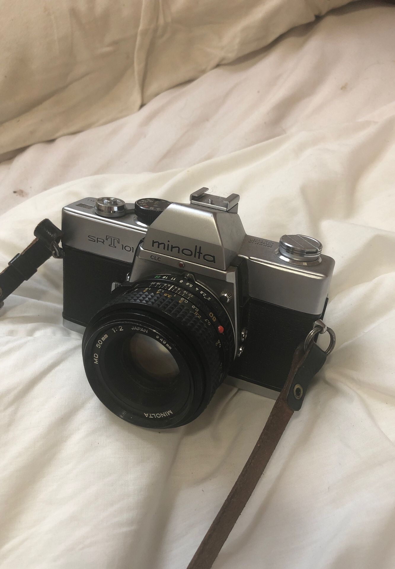 minolta 35mm film camera with 50mm