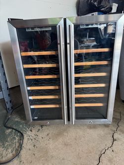 Dual Zone Wine Cooler Refrigerator