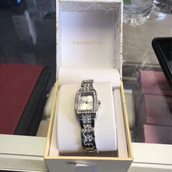 Charter Club Silver Link Watch