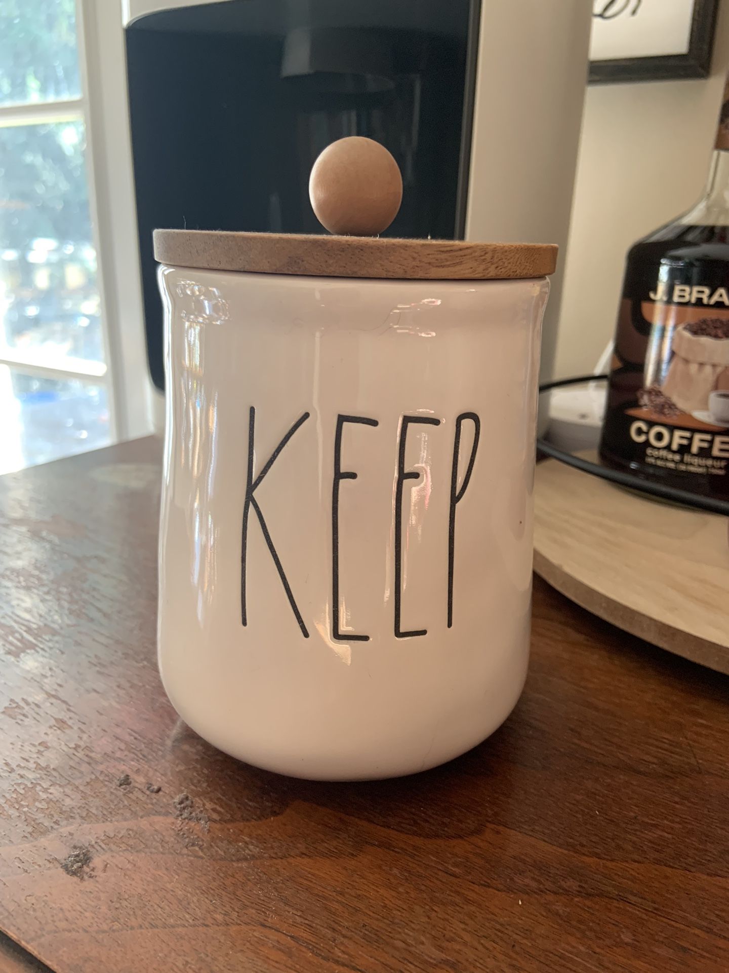 Rae Dunn Canister With Lid