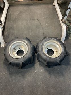 Quad sand paddles tires