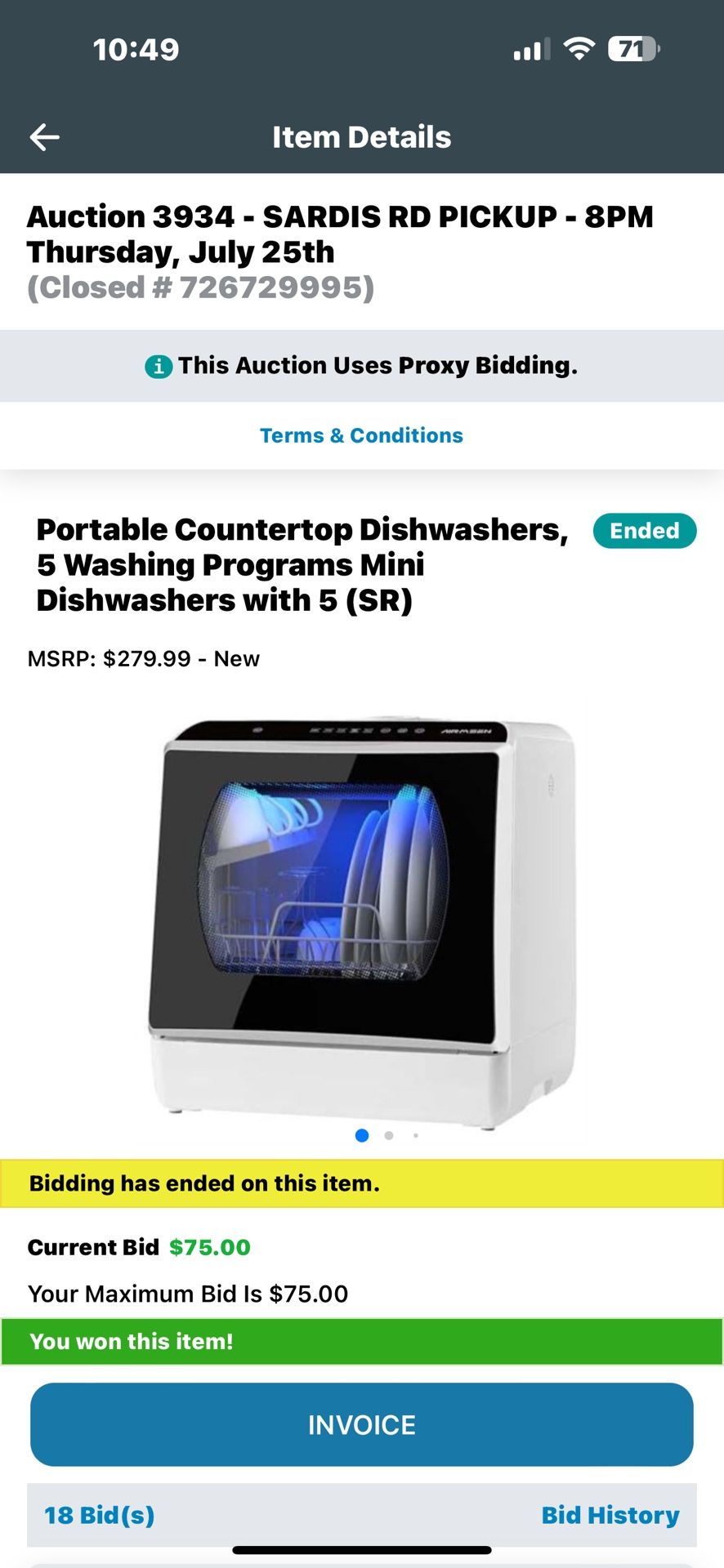 Dishwashers,
