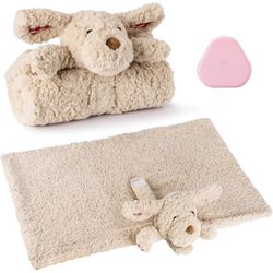 Moropaky Heartbeat Toy Puppy Heartbeat Blanket for Dog Anxiety Relief
