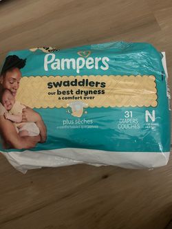 Pamper Swaddlers size newborn