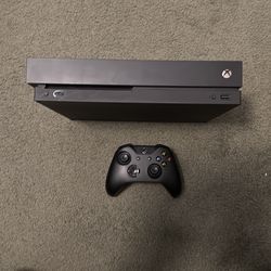 Xbox One X ( w/ Controller, Chords)