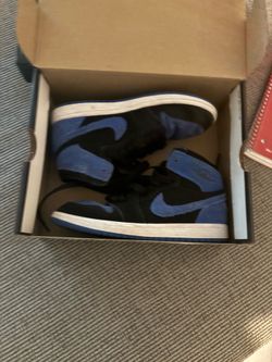 Blue and black Jordan 1’s kids
