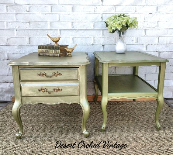 French provincial end tables