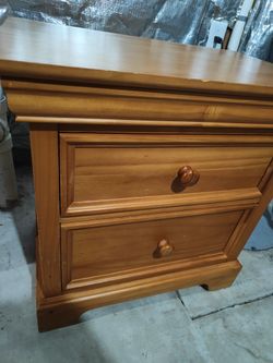 Brown Wooden Nightstand
