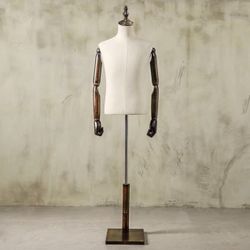 Fashion Adjustable Dress Form Dressmaker Mannequinn Fabric Mannequin Bust Dummy Flexible for Dress Display