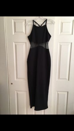 Full length party dress - black